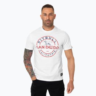 Pitbull San Diego men's t-shirt Ins. white/blue