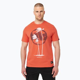 Men's Pitbull Palms bright salmon t-shirt