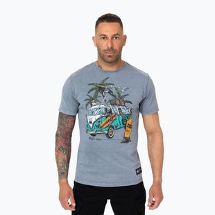 Pitbull Open Beach men's t-shirt washed blue