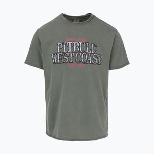 Pitbull Ace Of Spades men's t-shirt muted green