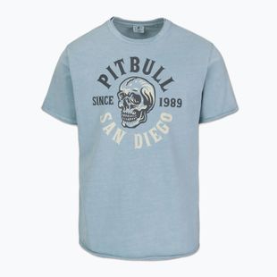 Men's Pitbull Shkull Logo T-shirt blue