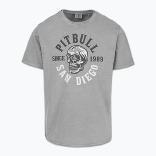 Men's Pitbull Shkull Logo t-shirt grey