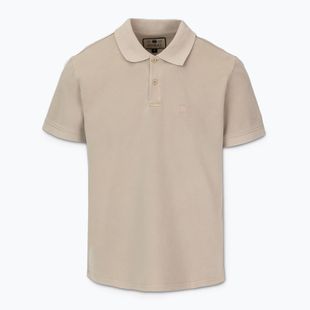 Men's Pitbull Washed Polo Shirt pale sand
