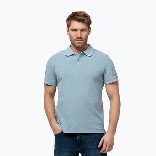 Men's Pitbull Washed Polo Shirt washed blue