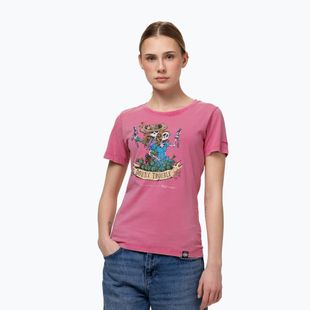 Pitbull Doubletrouble washed pink men's t-shirt