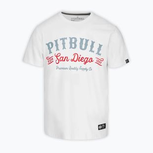 Pitbull Strength & Respect men's t-shirt white