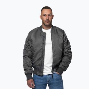 Men's jacket Pitbull Hacket Washed Bomber graphite