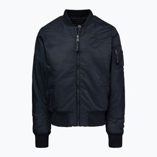 Men's jacket Pitbull Hacket Washed Bomber dark navy
