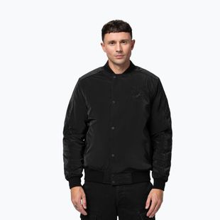 Men's jacket Pitbull Manolito Baseball black/black