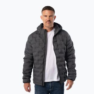 Men's winter jacket Pitbull Camino Quilted Hooded graphite