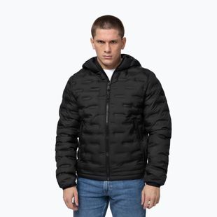Men's winter jacket Pitbull Camino Quilted Hooded black