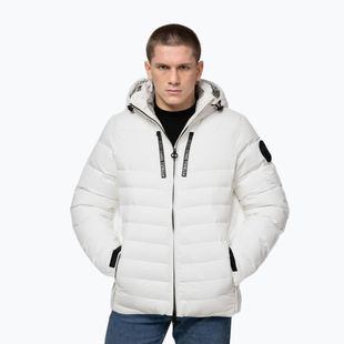 Men's winter jacket Pitbull Crestline Padded Hooded off white