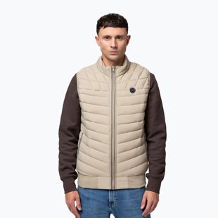 Men's gilet Pitbull Naylor Padded pale sand