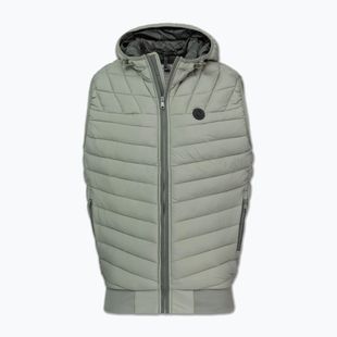 Men's gilet Pitbull Naylor Padded Hooded dusty salvia