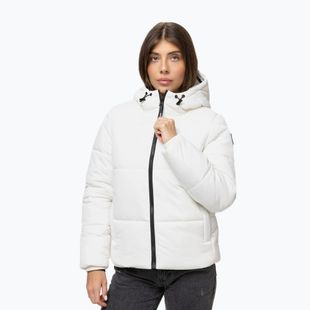 Women's winter jacket Pitbull Vista Quilted Hooded off white