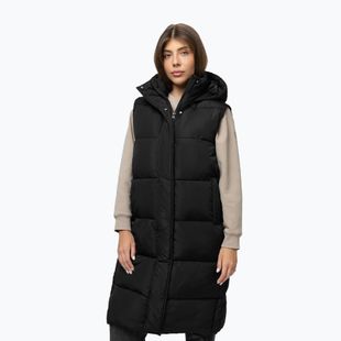 Women's gilet Pitbull Ashley Padded Hooded Long black