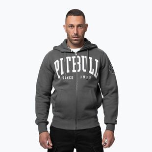Men's sweatshirt Pitbull Norton Hooded Zip graphite