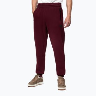 Men's trousers Pitbull Hilltop Track Hatton burgundy