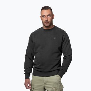 Men's sweatshirt Pitbull Hackett Crewneck washed dark graphite