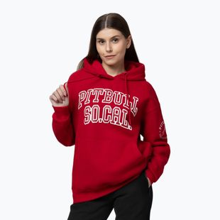 Women's sweatshirt Pitbull Fiora Hooded wild red