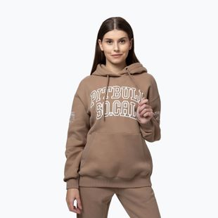Women's sweatshirt Pitbull Fiora Hooded chocolate mousse