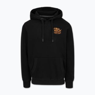 Men's sweatshirt Pitbull Guardian Angel Hooded black