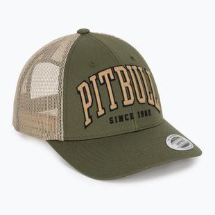 Men's baseball cap Pitbull Mesh "Pitbull Norton" Trucker Low Profile green