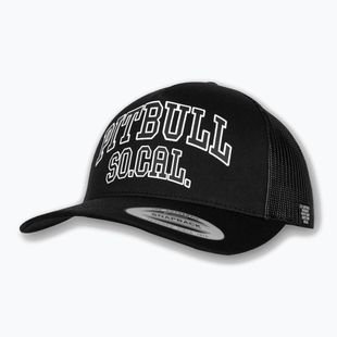 Men's baseball cap Pitbull "SO.CAL.” Retro Trucker black/black/white