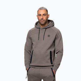 Men's sweatshirt Pitbull Dogwood Hooded Sweatshirt taupe