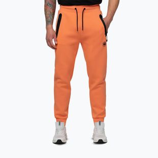 Men's trousers Pitbull Dogwood Track fluo orange