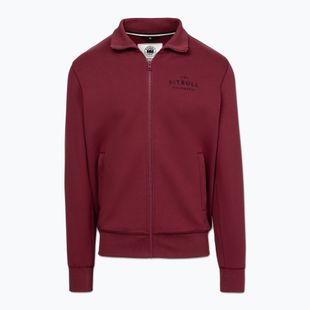 Men's sweatshirt Pitbull Sampson Zip burgundy