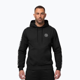 Men's sweatshirt Pitbull Tape Parker Hooded black