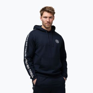 Men's sweatshirt Pitbull Tape Parker Hooded dark navy