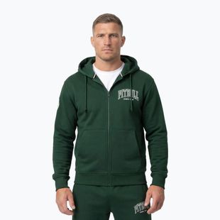 Men's sweatshirt Pitbull Badger Hooded Zip hunter/green