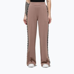 Women's trousers Pitbull Verona Wide Leg chocolate mousse
