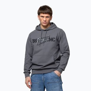 Men's sweatshirt Pitbull MC Sweatshirt Hooded graphite