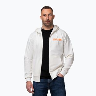 Men's sweatshirt Pitbull Blacky Sweatshirt Zip Hooded off white