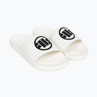 Men's slides Pitbull Logo white