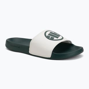 Men's slides Pitbull Logo bottle green