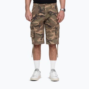 Pitbull Volmer Long Cargo men's shorts camo