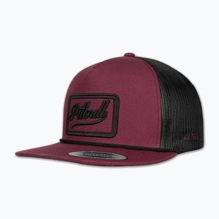 Men's baseball cap Pitbull Original 1989 burgundy/black