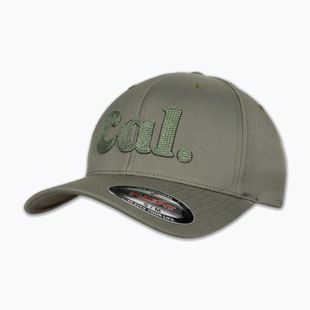 Men's baseball cap Pitbull Full Cap 3D Cal Flexfit Dusty Salvia green