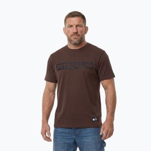 Men's T-shirt Pitbull Hilltop chocolate