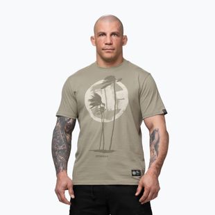 Men's T-shirt Pitbull Palms light grey harbour
