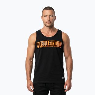 Men's T-shirt Pitbull Eighty Nine Dog Tank Top black