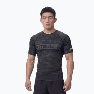 Men's rashguard Pitbull Hex Camo Hilltop Rashguard olive