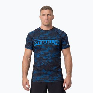Men's rashguard Pitbull Hex Camo Hilltop Rashguard blue