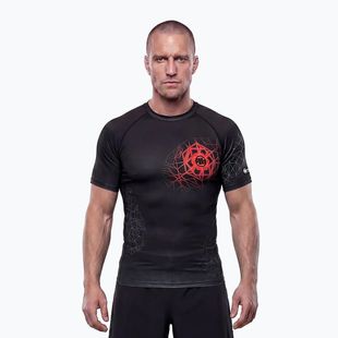 Men's rashguard Pitbull Ray Rashguard fluo/red