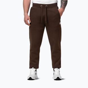 Men's trousers Pitbull Small Logo HD Track coyote brown