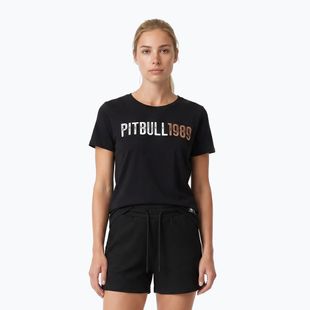 Women's T-shirt Pitbull Beach Girl black